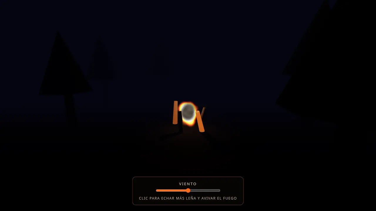 Campfire with fire and smoke — Glyph Cluster (free)