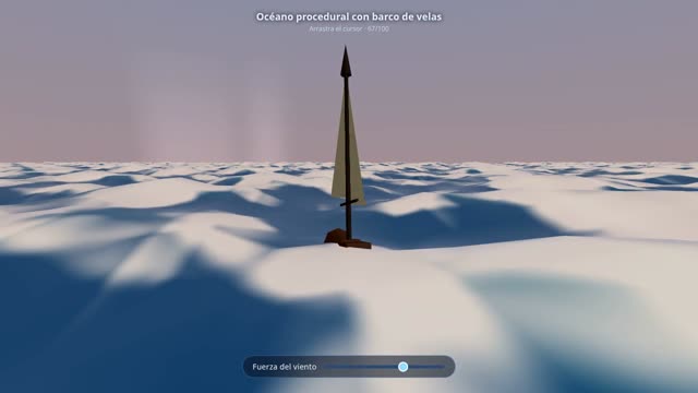 Ocean with a sailboat — Laguna S 2.1 (free, fixed)