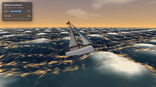 Ocean with a sailboat — MiMo V2.6 Flash