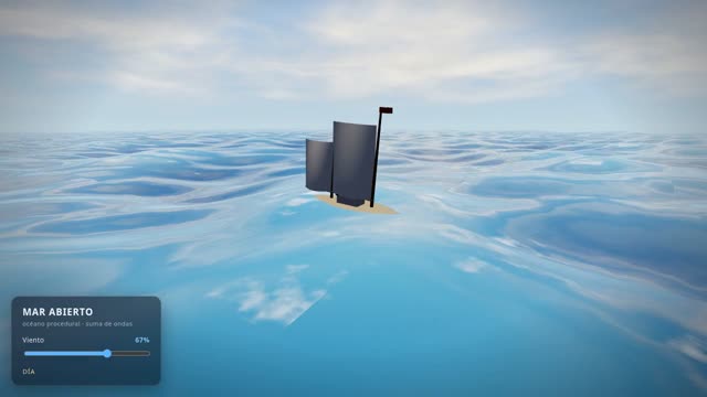 Ocean with a sailboat — GLM 5.3 Flash (fixed)